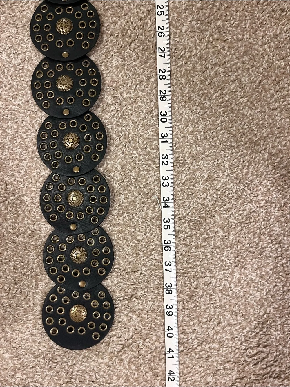 Black and Gold Decorative Belt